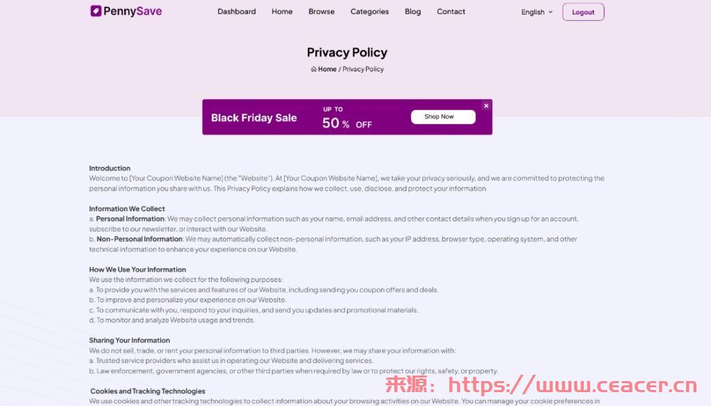 PennySave v1.0 - 优惠券/交易平台-第2张图片-Ceacer网络