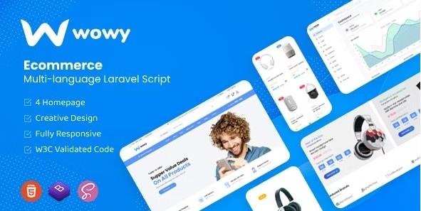 Wowy v1.27.0 - 多语言 Laravel 电子商务脚本 - 已清空-第1张图片-Ceacer网络