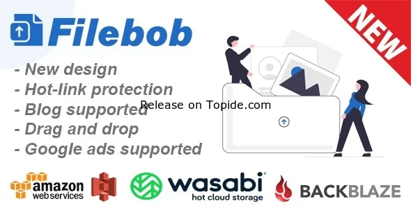 Filebob v1.4.0 - PHP文件共享和存储平台源码【已破解】