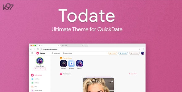 todate v1.5 - 非常漂亮的quickdate模板