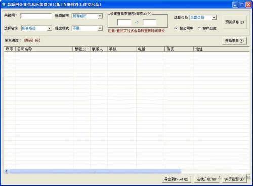 慧聪网企业信息采集器官方版 2012 电脑最新版-第1张图片-Ceacer网络