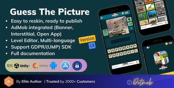 猜图片 v1.3 (Unity 游戏 + Android + iOS + AdMob)-第1张图片-Ceacer网络