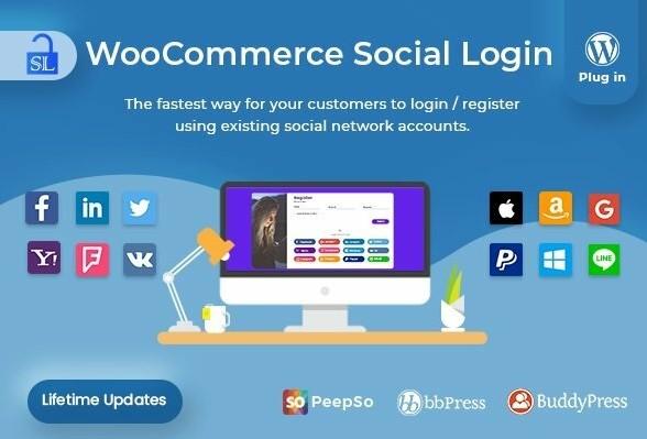 WooCommerce 社交登录 v2.7.9 - WordPress 插件