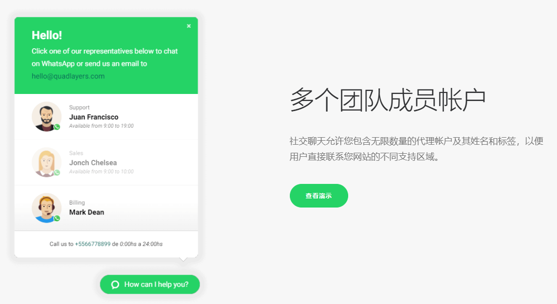 WhatsApp 聊天 PRO v7.3.8 Wordpress插件-第2张图片-Ceacer网络